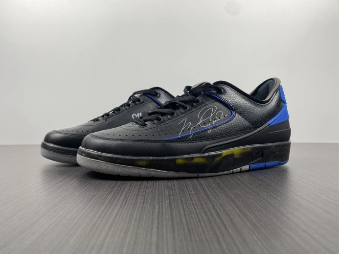 air jordan 2 retro low sp ofw black blue dj4375- UrbanStyle 1450