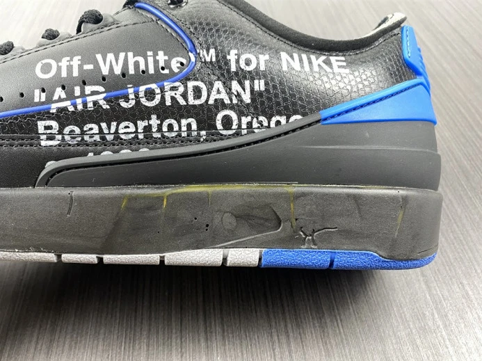 air jordan 2 retro low sp ofw black blue dj4375- UrbanStyle 1450