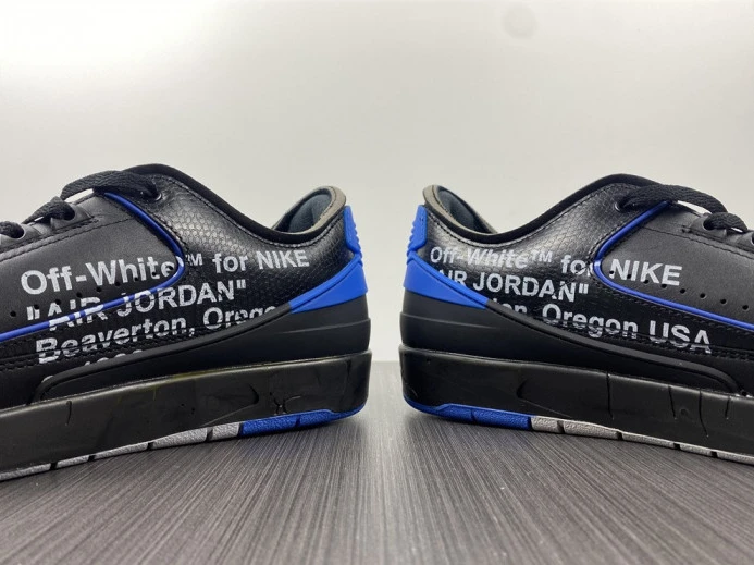 air jordan 2 retro low sp ofw black blue dj4375- UrbanStyle 1450