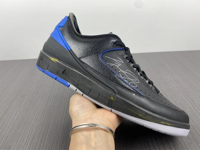 air jordan 2 retro low sp ofw black blue dj4375- UrbanStyle 1450