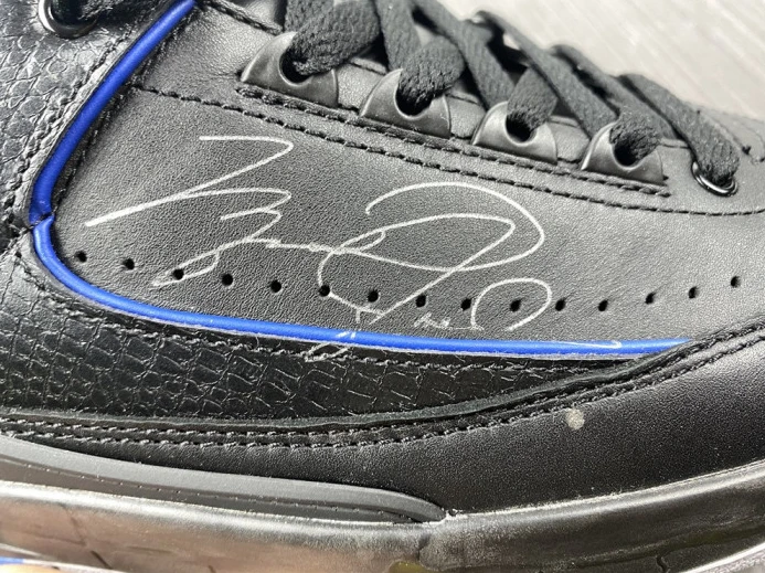 air jordan 2 retro low sp ofw black blue dj4375- UrbanStyle 1450