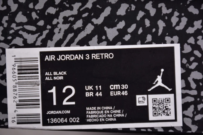 air jordan 3 retro black cat 136064- GoAnywhere 1519