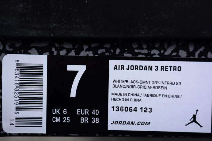 air jordan 3 retro infrared 23 136064- Popular 1534
