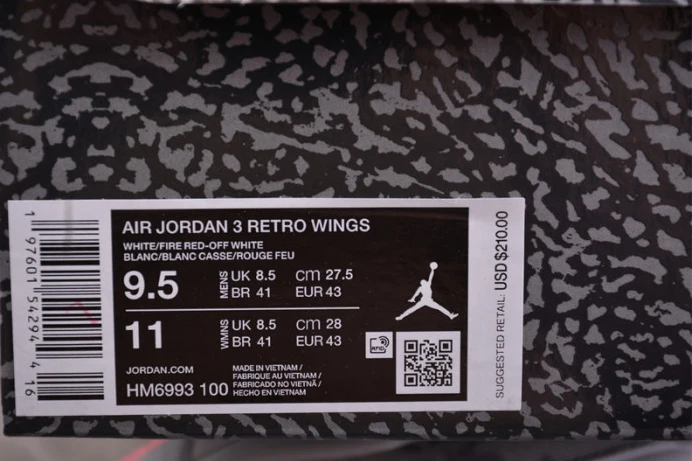 air jordan 3 retro wings hm6993- WellDesigned 1513