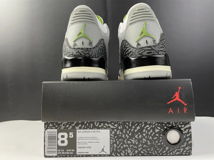 air jordan 3 retro ‘chlorophyll’’ 136064 HighQuality 1802