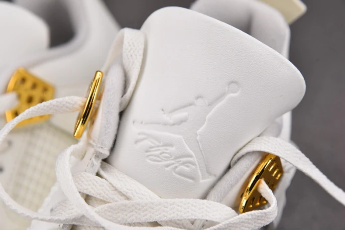 air jordan 4 women''s sail metallic gold black aq9129- DailyWear 1481