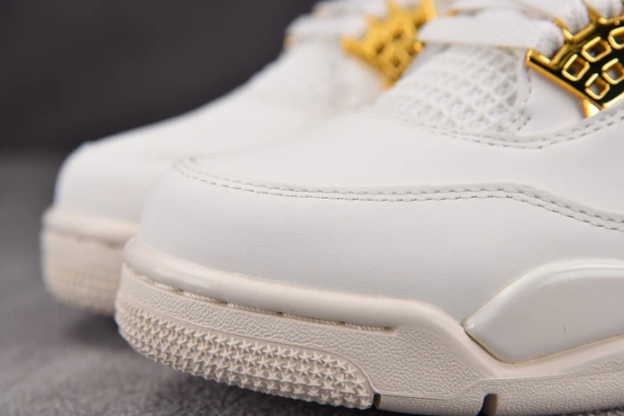 air jordan 4 women''s sail metallic gold black aq9129- DailyWear 1481