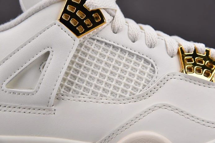 air jordan 4 women''s sail metallic gold black aq9129- DailyWear 1481