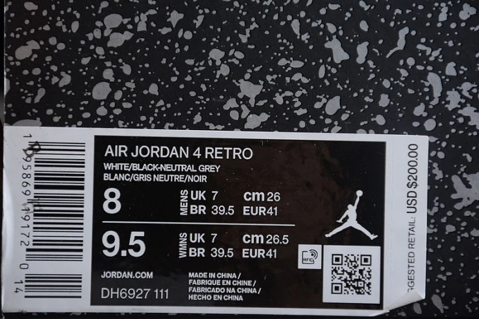 air jordan 4 “military black” dh6927- SmartChoice 1744