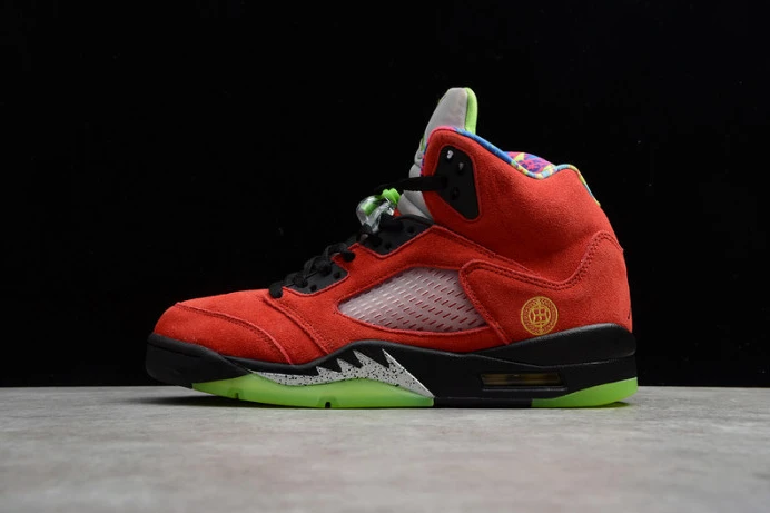 air jordan 5 raging bull 2021 red suede dd0587- Trendy 1829