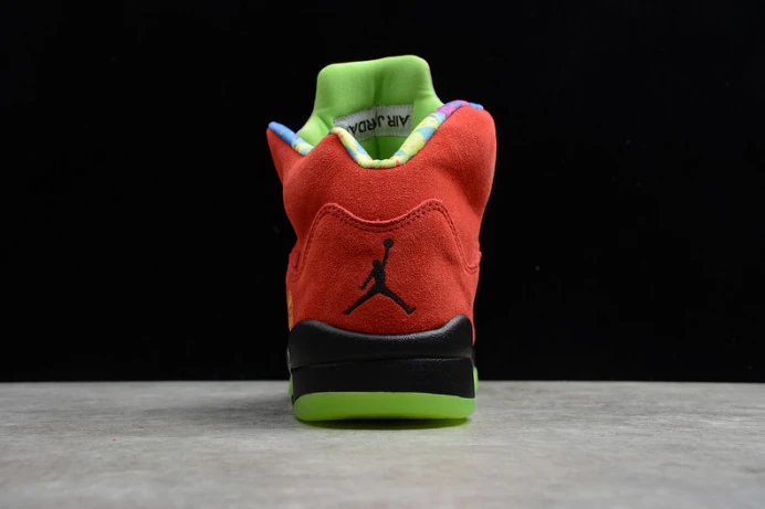 air jordan 5 raging bull 2021 red suede dd0587- Trendy 1829