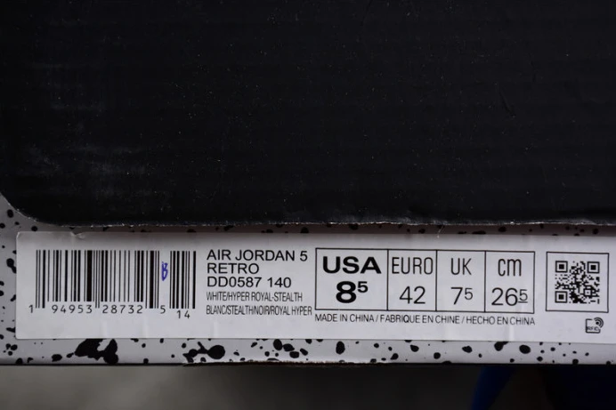air jordan 5 stealth hyper royal dd0587- HighQuality 1821