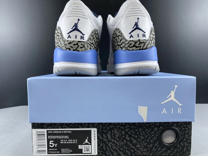 air jordan3 unc ct8532- NewStyle 1177