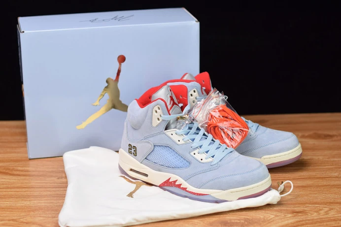 jordan 5 retro trophy room ice blue ci1899- Popular 1833