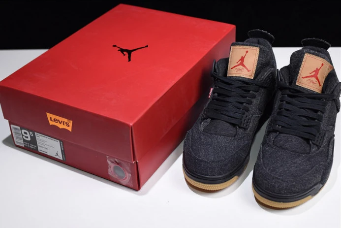 levi''s x air jordan 4 ''black'' ao2571- SmartChoice 1820