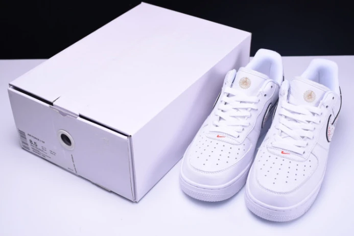 nike air force 1 ''07 lny qs casual shoes lunar new year white ao9381- EasyMatch 3092