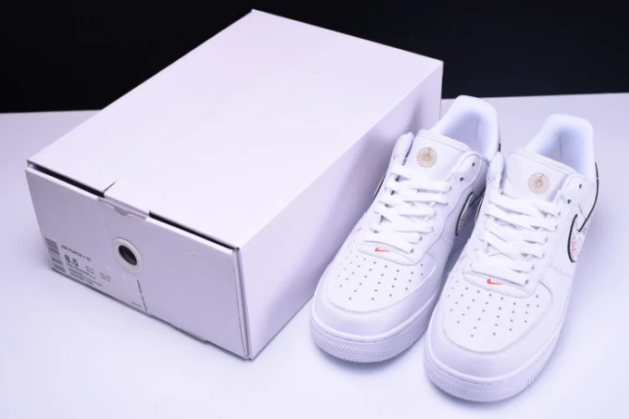 nike air force 1 ''07 lny qs casual shoes lunar new year white ao9381- EasyMatch 3092