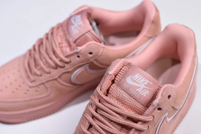 nike air force 1 07 suede women lifestyle shoe pink aa1117- ModernLook 3055