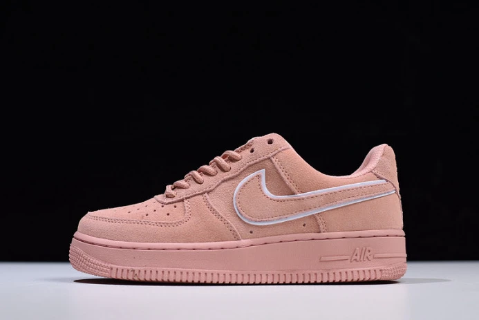 nike air force 1 07 suede women lifestyle shoe pink aa1117- ModernLook 3055