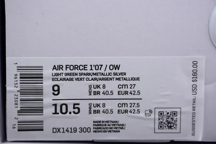 nike air force 1 low light green spark dx1419- BestValue 3273