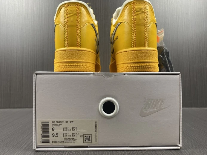 nike air force 1 low ofw university gold metallic silver dd1876- GoAnywhere 3301