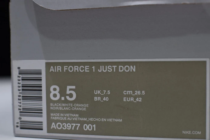 nike air force 1 low “just do it” print ao3977- NewStyle 3059