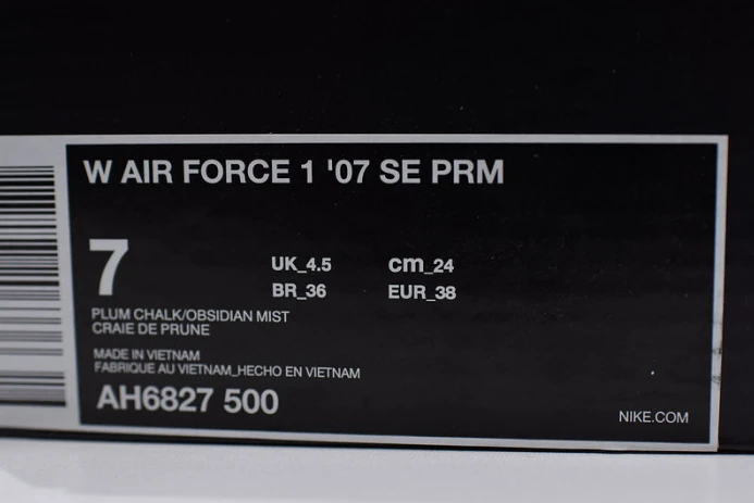 nike air force 1 premium plum chalk ah6827- AllSeason 3030