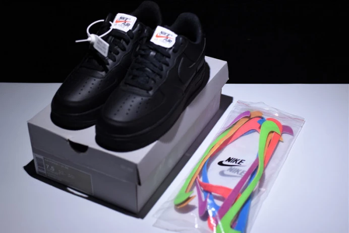nike air force 1 velcro pack black ah8462- Popular 3058