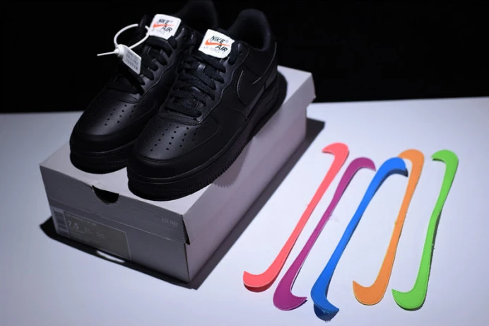 nike air force 1 velcro pack black ah8462- Popular 3058