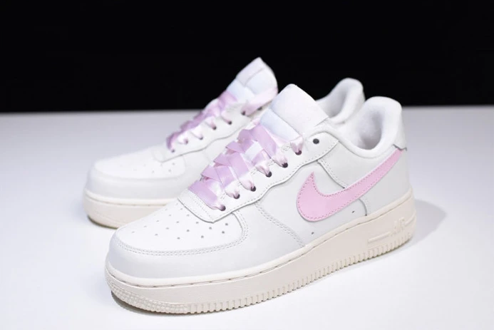 nike air force one 1 low sail artic pink satin gs womens 314219- Comfortable 3074