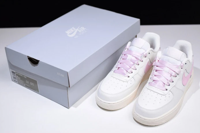 nike air force one 1 low sail artic pink satin gs womens 314219- Comfortable 3074