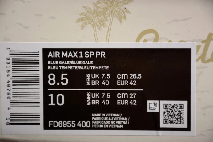 nike air max 1 puerto rico blue gale fd6955- ModernLook 3327