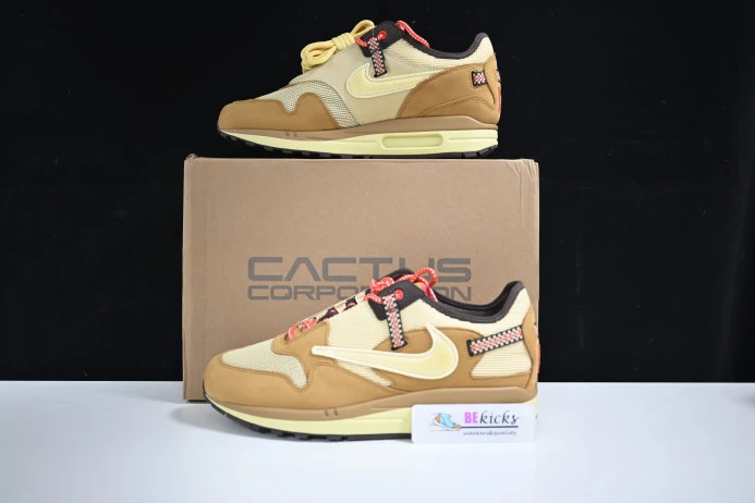nike air max 1 travis scott cactus jack wheat lemon drop do9392- DailyWear 3323
