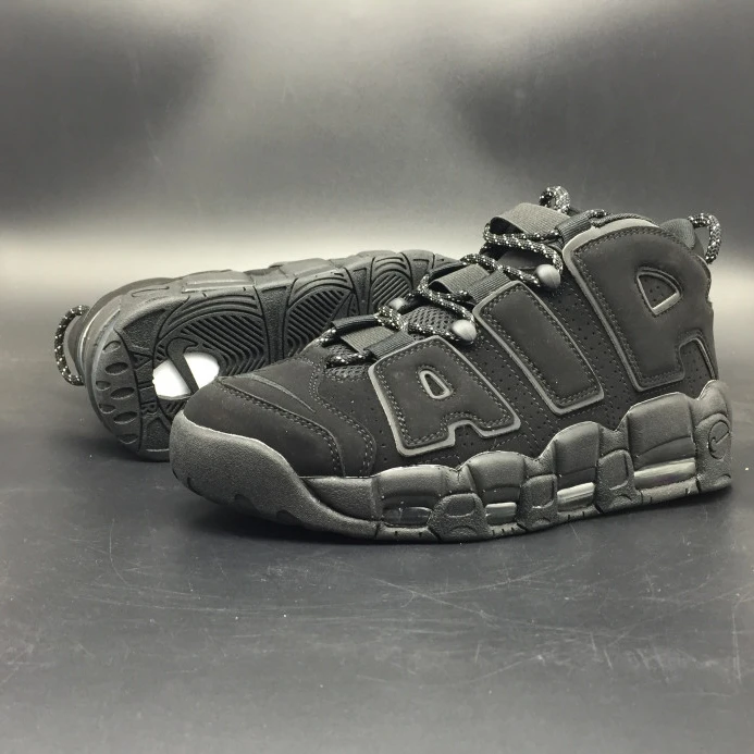 nike air more uptempo black white 414962- GoAnywhere 3340