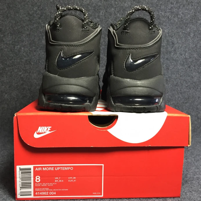 nike air more uptempo black white 414962- GoAnywhere 3340