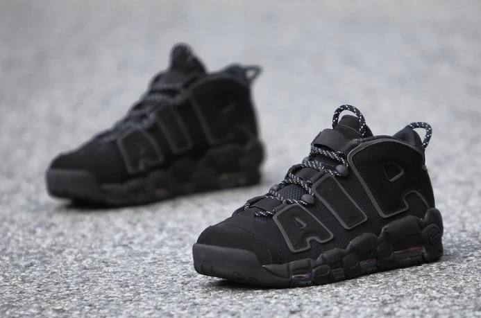 nike air more uptempo black white 414962- GoAnywhere 3340