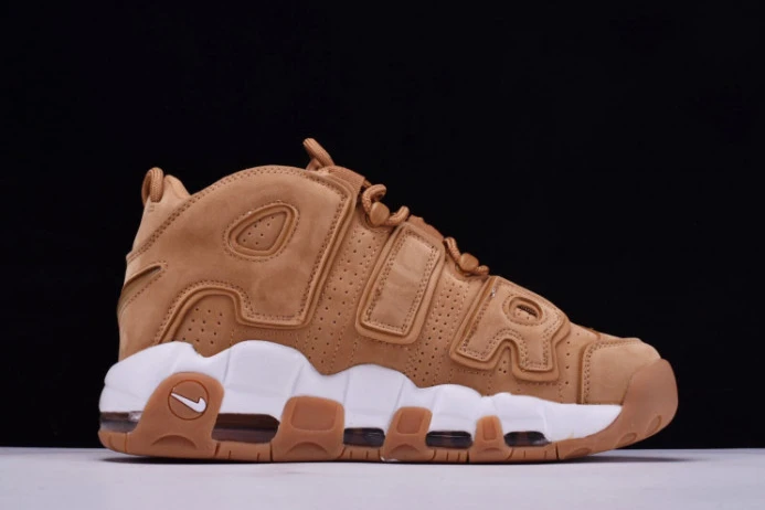 nike air more uptempo prm “wheat” brown aa4060- Comfortable 3362