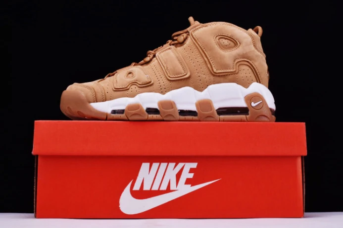 nike air more uptempo prm “wheat” brown aa4060- Comfortable 3362