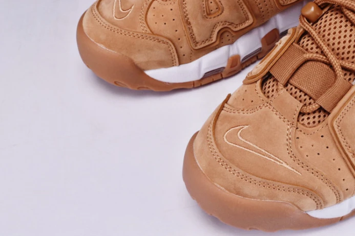 nike air more uptempo prm “wheat” brown aa4060- Comfortable 3362