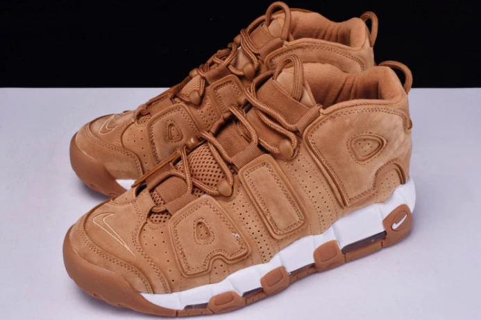 nike air more uptempo prm “wheat” brown aa4060- Comfortable 3362