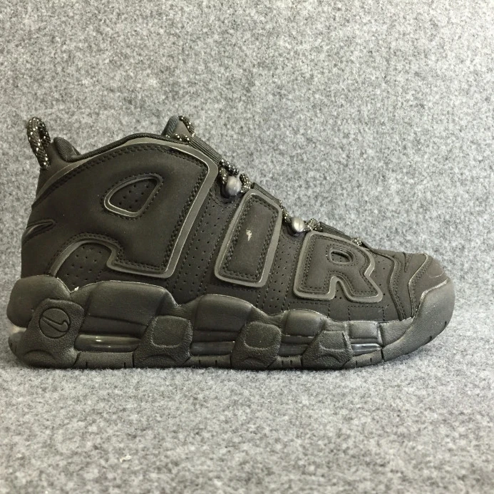 nike air more uptempo triple black 414962- Fashionable 3361