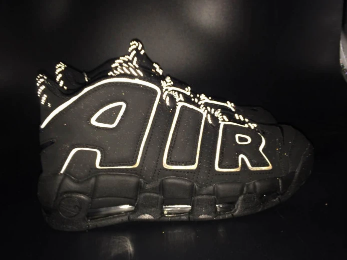 nike air more uptempo triple black 414962- Fashionable 3361