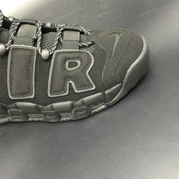 nike air more uptempo triple black 414962- Fashionable 3361