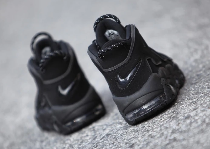 nike air more uptempo triple black 414962- Fashionable 3361