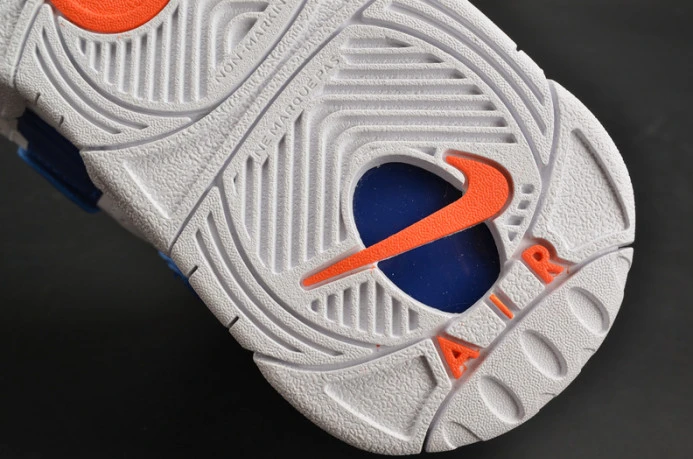 nike air more uptempo “knicks” white deep royal blue womens 415082- SmartChoice 3366