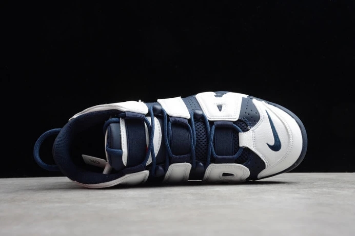 nike air more uptempo “olympic” white midnight navy 414962- SmartChoice 3159