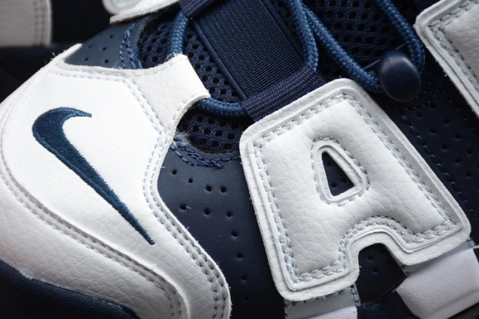nike air more uptempo “olympic” white midnight navy 414962- SmartChoice 3159
