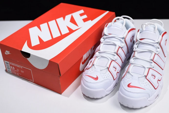 nike air more uptempo ′96 white red 921948- ModernLook 3363