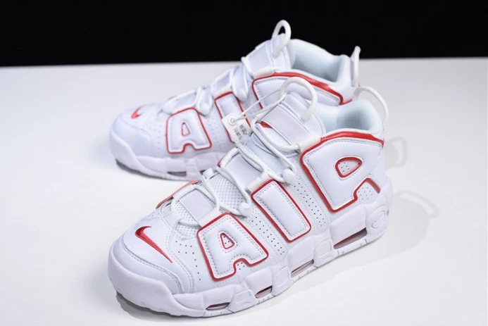 nike air more uptempo ′96 white red 921948- ModernLook 3363