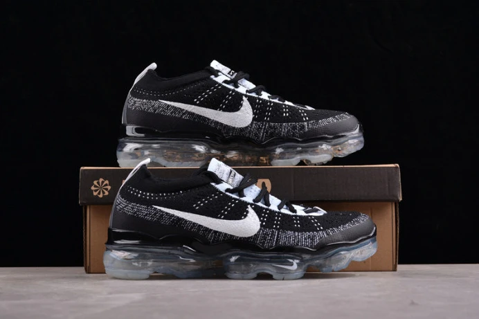 nike air vapormax 2023 flyknit black blue tint dv1678- BestValue 3317